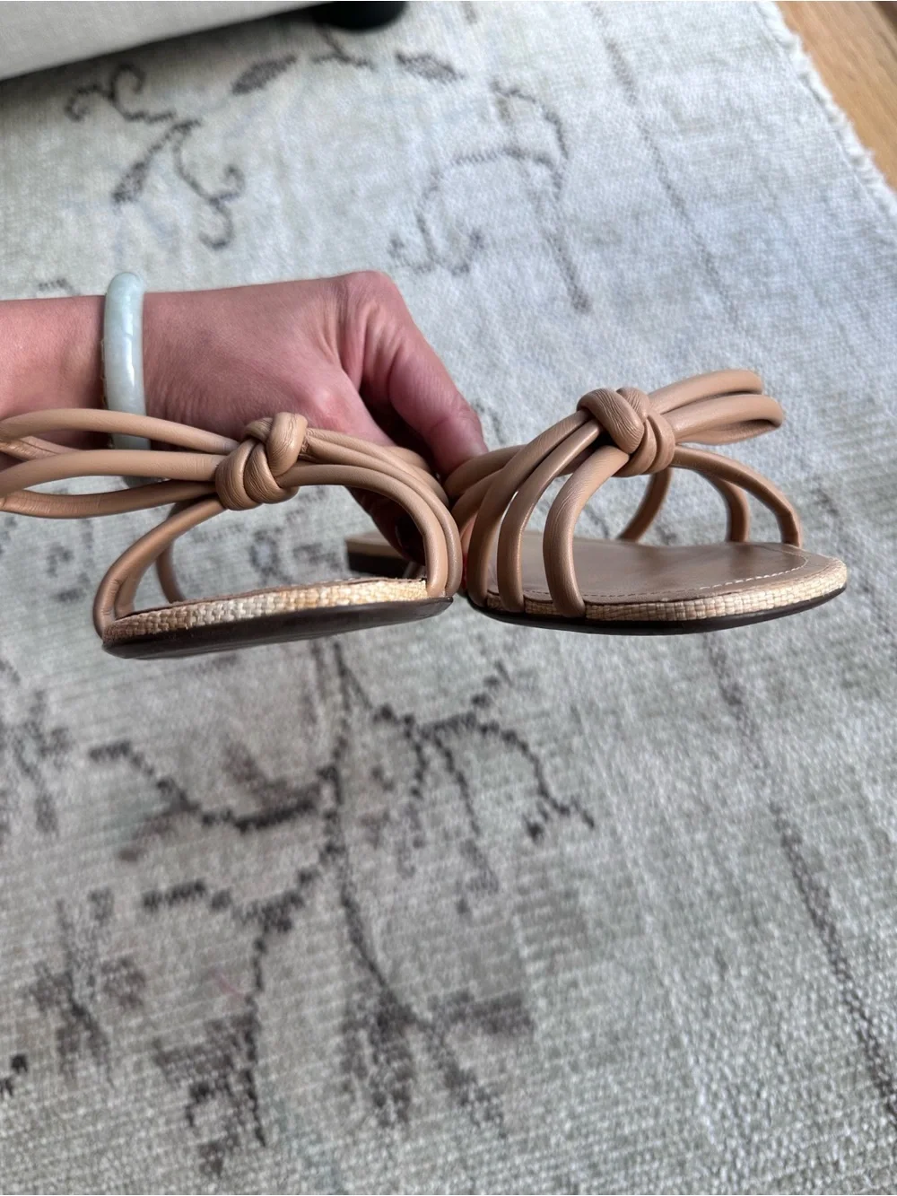 schutz blossom flat sandals